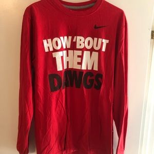 Nike long sleeve Georgia bulldog shirt